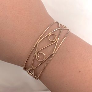 Sale Rose Gold cuff stamped 12k 1/20